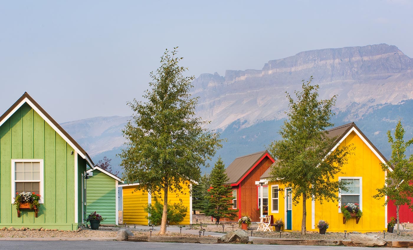 Tiny Homes at St. Mary Village EcoForward in Glacier National Park